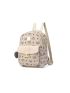 Letter Graphic Pom Pom Decor Classic Backpack