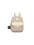 Letter Graphic Pom Pom Decor Classic Backpack