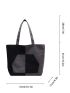 Two Tone Shopper Bag