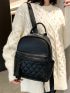 Quilted Pattern Classic Backpack