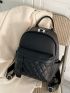 Quilted Pattern Classic Backpack