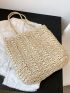 Minimalist Straw Bag