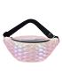 Holographic Quilted Fanny Pack