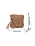 Tassel Decor Straw Bag