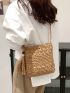 Tassel Decor Straw Bag