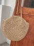 Minimalist Straw Bag