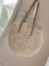 Minimalist Straw Bag