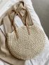 Minimalist Straw Bag