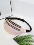 Holographic Zip Front Fanny Pack