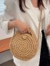 Minimalist Straw Bag