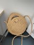 Minimalist Straw Bag