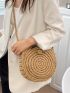 Minimalist Straw Bag