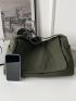 Minimalist Flap Messenger Bag