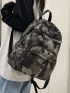 Camo Print Functional Backpack