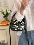 Mini Polka Dot Pattern Flap Square Bag