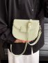 Mini Minimalist Flap Saddle Bag