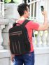 Men USB Charging Port Laptop Backpack