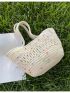 Color Block Crochet Bag