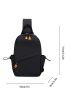 Mini Minimalist Drawstring Design Sling Bag