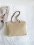 Minimalist Straw Bag