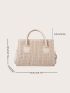 Minimalist Straw Bag