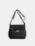 Minimalist Zip Front Square Bag