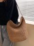 Minimalist Straw Bag