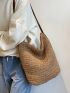 Minimalist Straw Bag