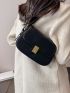 Minimalist Flap Saddle Bag