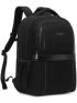 Two Tone Functional Backpack With USB Charging Port Letter Graphic