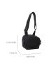 Mini Litchi Embossed Chain Decor Dome Bag