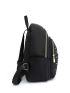 Studded Decor Top Handle Classic Backpack