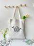 Cartoon Graphic Shopper Bag