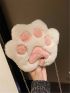 Mini Paw Design Fluffy Novelty Bag