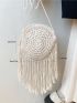 Mini Fringe Decor Circle Bag