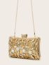 Mini Rhinestone Decor Chain Evening Bag