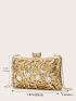 Mini Rhinestone Decor Chain Evening Bag