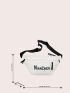 Letter Graphic Fanny Pack