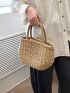 Minimalist Straw Bag