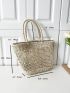 Minimalist Straw Bag