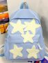 Star Graphic Pocket Front Backpack