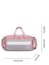 Letter Graphic Large Capacity Travel Bag