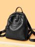 Geometric Embossed Classic Backpack