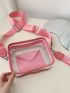 Mini Clear Square Bag With Inner Pouch