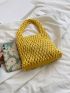 Mini Crochet Bag With Inner Pouch