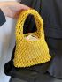 Mini Crochet Bag With Inner Pouch