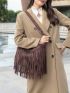 Fringe Decor Hobo Bag