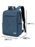 Men Letter Graphic Laptop Backpack