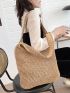 Minimalist Straw Bag