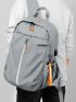 Men Drawstring Detail Backpack